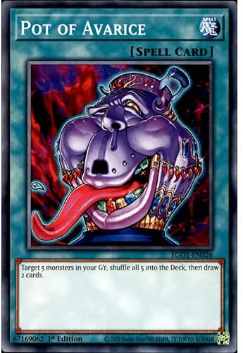 EGO1-EN026 1st Edition Pot of Avarice