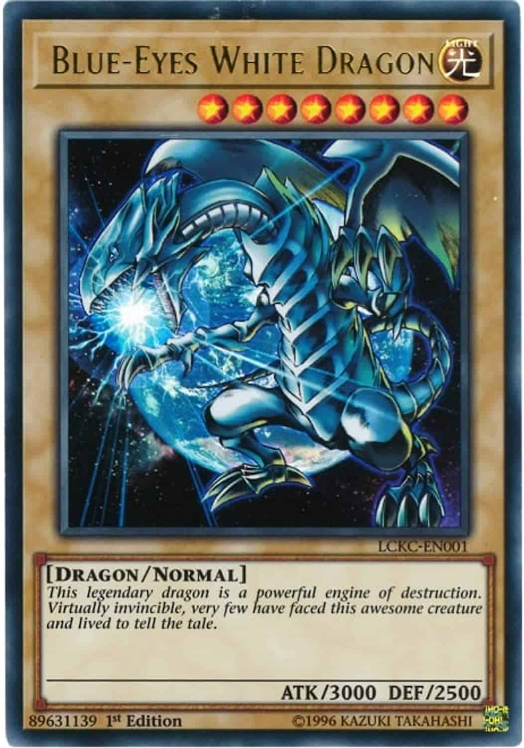 LCKC-EN001 1st Edition Blue-Eyes White Dragon Alternate Art 3 1 LCKC-EN001 1st Edition Blue-Eyes White Dragon Alternate Art 3