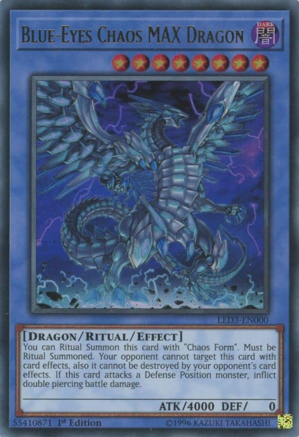 LED3-EN000 Blue Eyes Chaos MAX Dragon