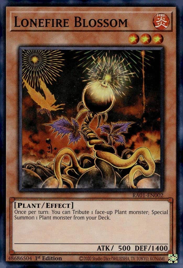 RA01-EN002 Lonefire Blossom Super Rare 1 RA01-EN002 Lonefire Blossom