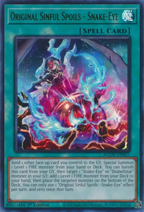 AGOV-EN057 Original Sinful Spoils - Snake-Eye 1 AGOV-EN057 Original Sinful Spoils - Snake-Eye