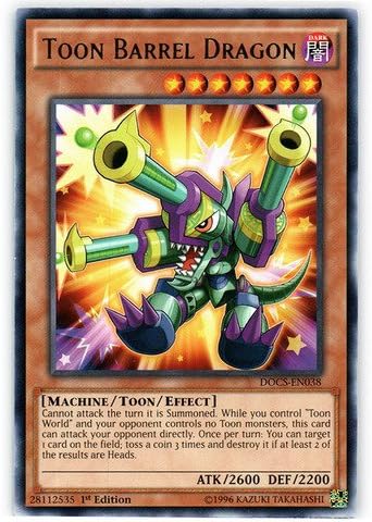 DOCS-EN038 1st Edition Toon Barrel Dragon