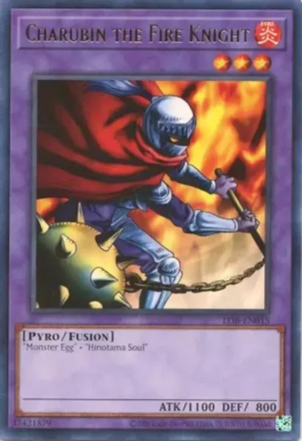 LOB-EN015 Charubin the Fire Knight