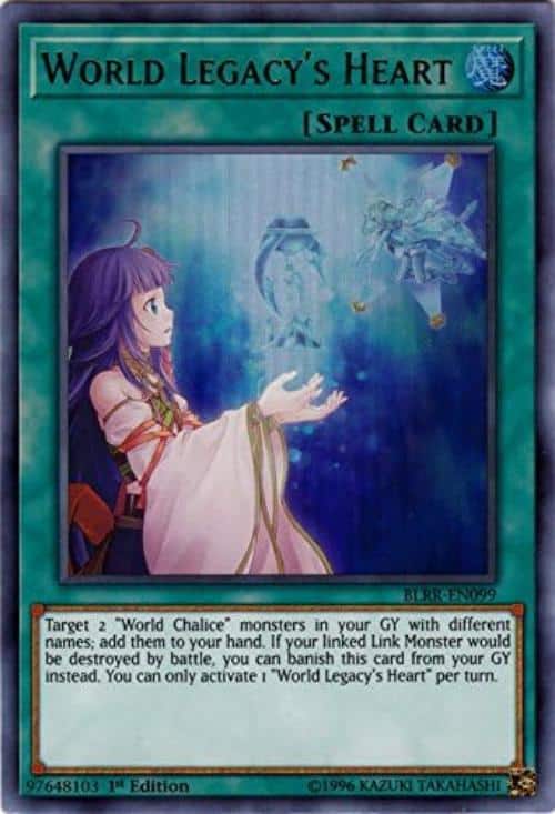 BLRR-EN099 1st Edition World Legacy's Heart