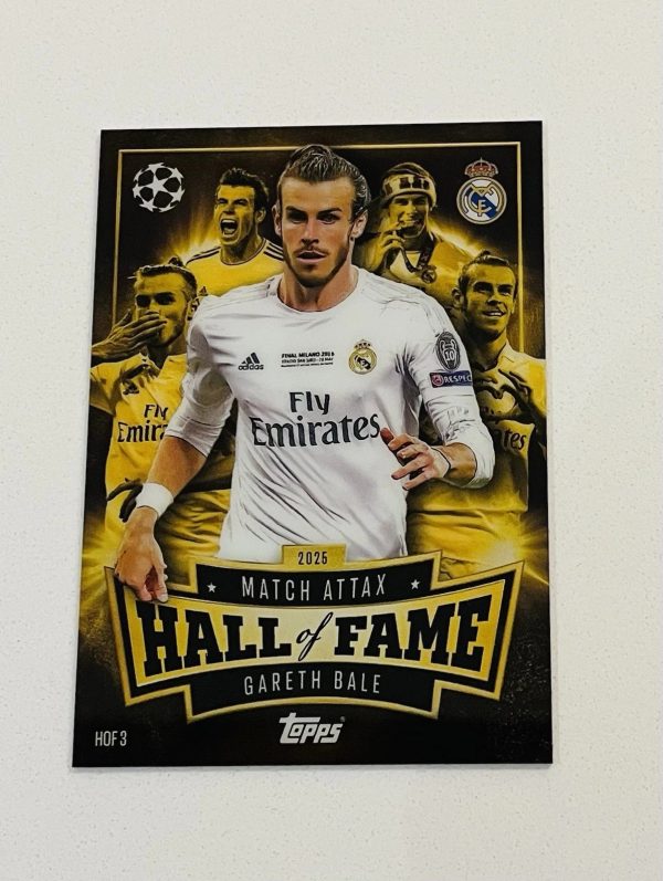 Match Attax 25/26 Gareth Bale Hall of Fame HOF3