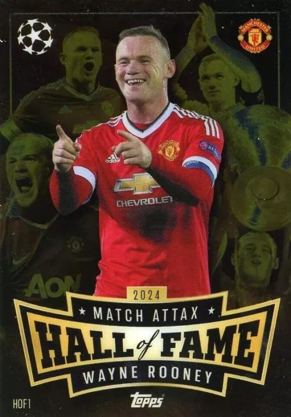 Match Attax 24/25 Wayne Rooney Hall of Fame HOF1