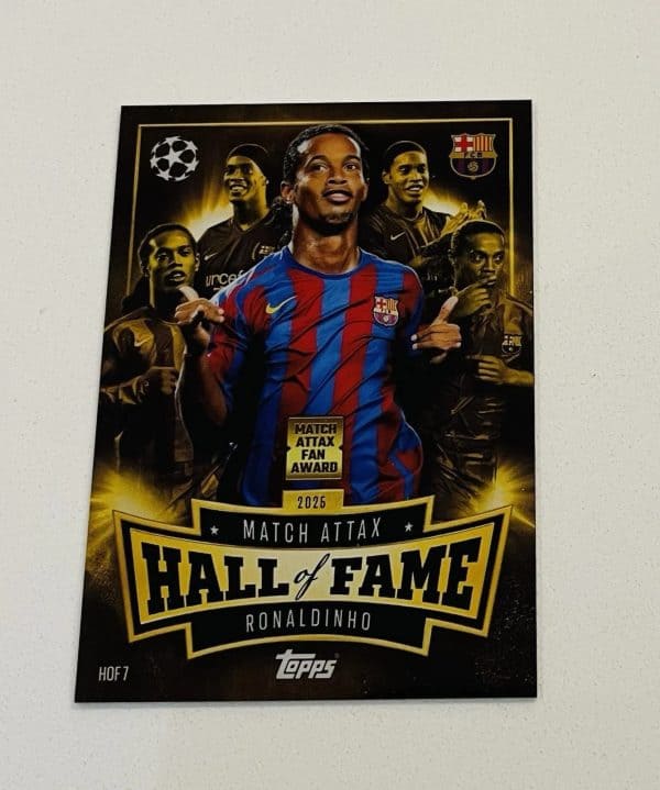 Match Attax 25/26 Ronaldinho Hall of Fame HOF7