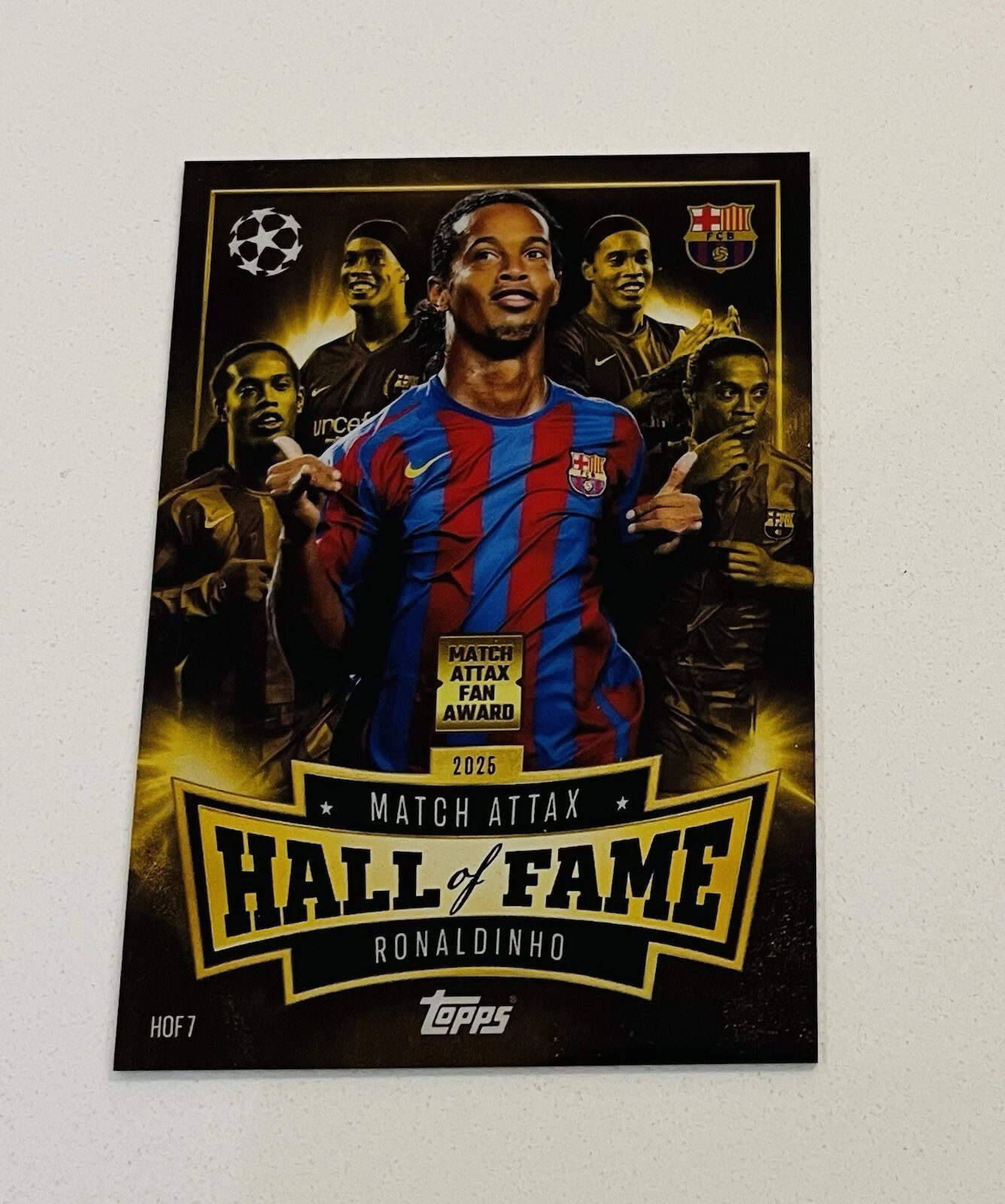 Match Attax 25/26 Ronaldinho Hall of Fame HOF7 1 Match Attax 25/26 Ronaldinho Hall of Fame HOF7